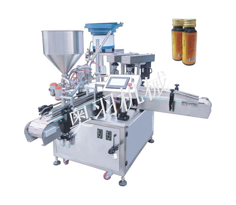  AY-160S小瓶螺紋鋁蓋自動(dòng)灌裝鎖蓋一體機(jī)_http://www.8sdai.cn_自動(dòng)旋蓋設(shè)備系列_第1張