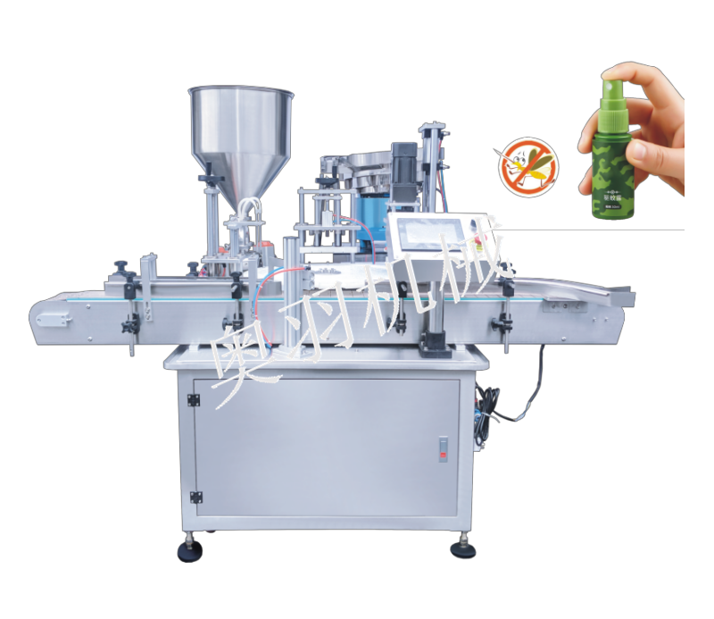 AY-160L花露水瓶灌裝旋蓋一體機_http://www.8sdai.cn_產(chǎn)品中心_第1張